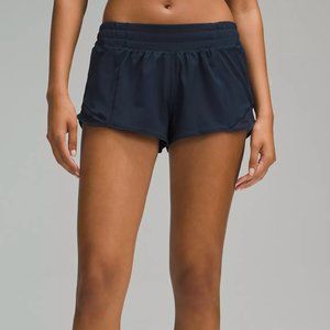 Lululemon Hotty Hot Low-Rise Lined Short - Navy, 2.5"